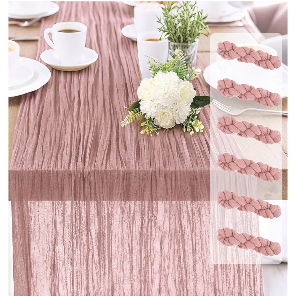 Gildan Dusty Rose Table Runner